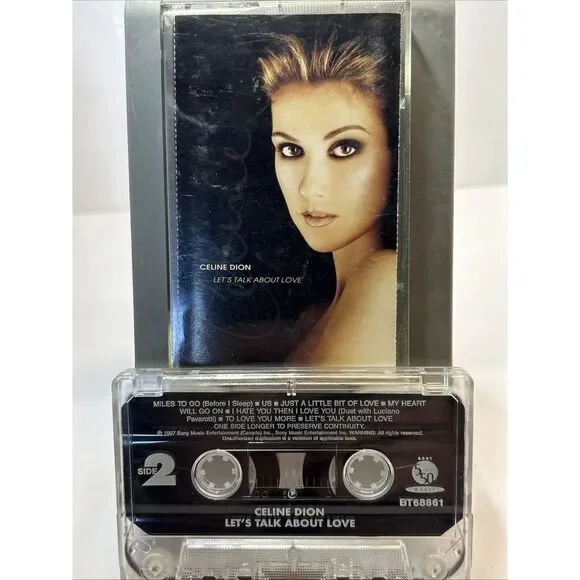 Let's Talk About Love by Celine‎ Dion (Cassette, 1997) - Picture 3 of 3